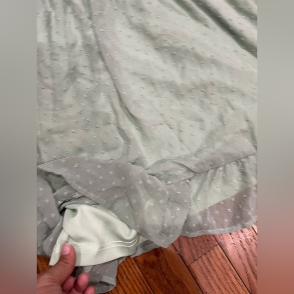 Justify mini Dress in Soft Green - Picture 10 of 11